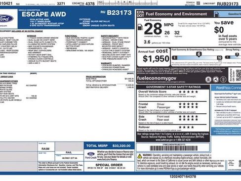 Used 2024 Ford Escape Active AWD/4WD image 5