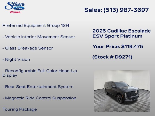 Used 2025 Cadillac Escalade ESV Sport Platinum AWD/4WD image 28