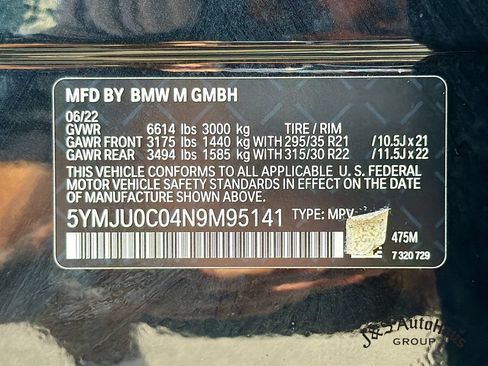 Used 2022 BMW X5 M w/ Competition Package 2 AWD/4WD image 39
