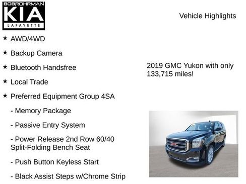 Used 2019 GMC Yukon SLT w/ Open Road Package AWD/4WD image 7