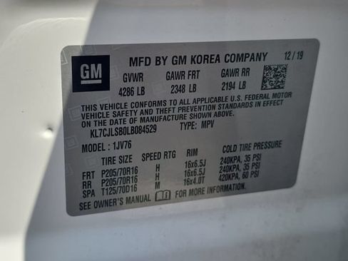 Certified 2020 Chevrolet Trax LT w/ LT Convenience Package FWD image 39
