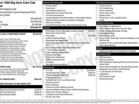 Used 2021 RAM 1500 Big Horn AWD/4WD image 35