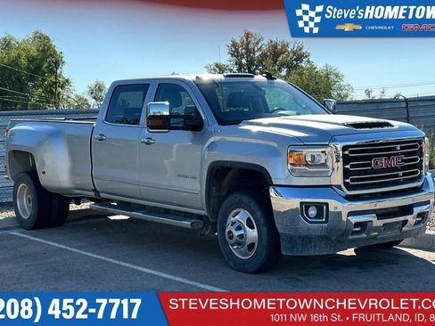 Used 2017 GMC Sierra 3500 SLT w/ Duramax Plus Package AWD/4WD image 1