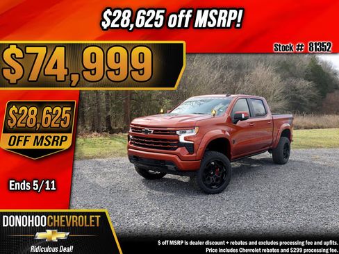 New 2025 Chevrolet Silverado 1500 RST AWD/4WD image 1