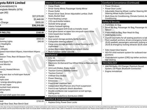 Used 2008 Toyota RAV4 Limited w/ Tow Prep Pkg AWD/4WD image 23