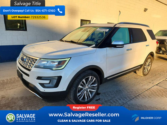Used 2017 Ford Explorer Platinum AWD/4WD image 1
