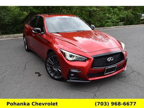 Used 2021 INFINITI Q50 Red Sport 400 w/ Proactive Package AWD/4WD image 1