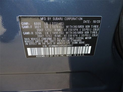 Certified 2024 Subaru Ascent Onyx Edition Limited image 11