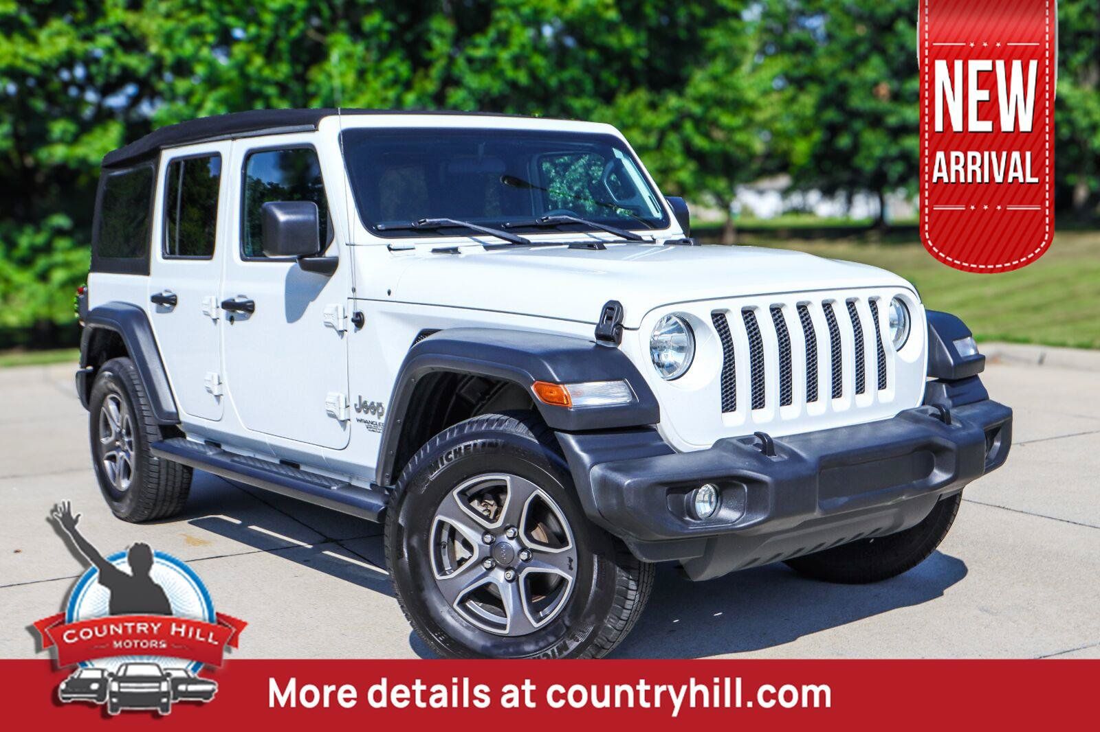 Used 2018 Jeep Wrangler Unlimited Sport S AWD/4WD image 1