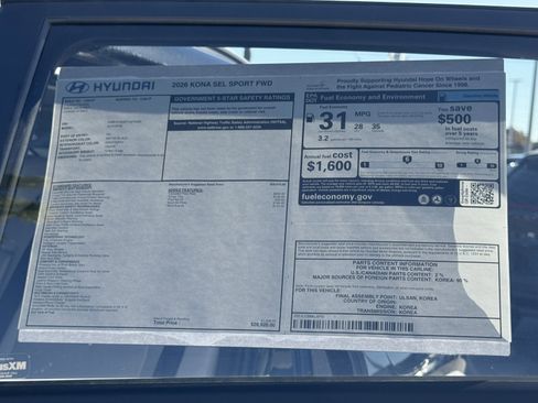 New 2026 Hyundai Kona SEL Sport image 23