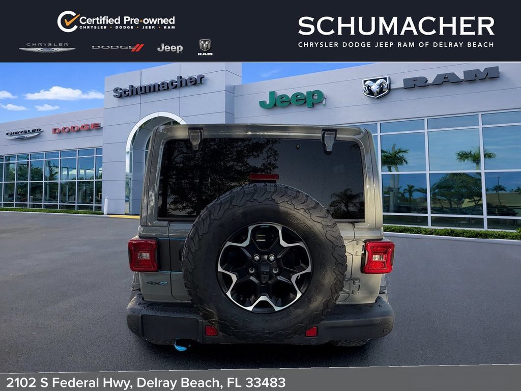 Used 2022 Jeep Wrangler Unlimited Rubicon 4xe w/ Steel Bumper Group AWD/4WD image 6