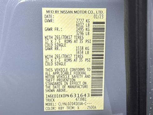 Used 2023 Nissan Frontier PRO-4X w/ Pro Convenience Package image 30