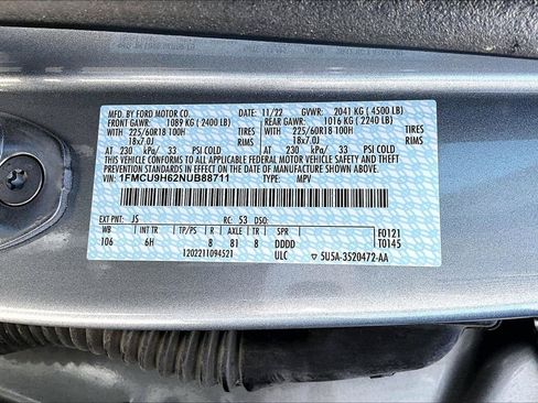 Used 2022 Ford Escape SEL AWD/4WD image 20