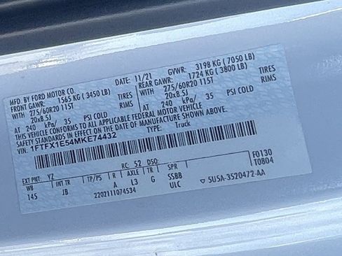 Used 2021 Ford F150 XL w/ Equipment Group 101A High image 34