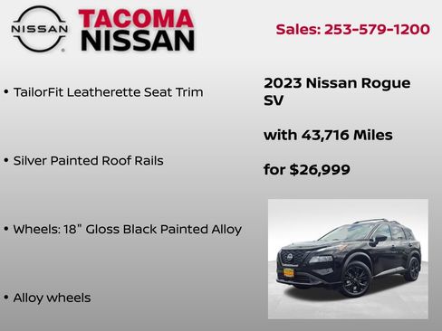 Used 2023 Nissan Rogue SV w/ SV Premium B Package AWD/4WD image 31