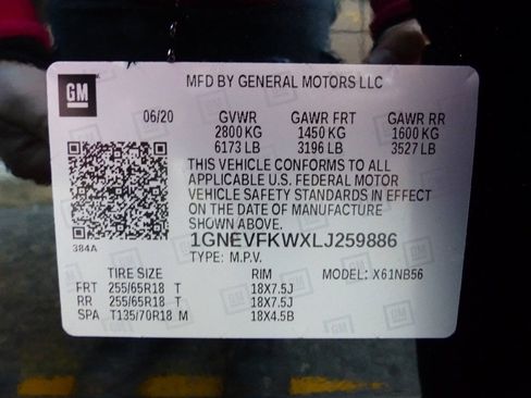 Used 2020 Chevrolet Traverse LS w/ LPO, Floor Liner Package AWD/4WD image 24