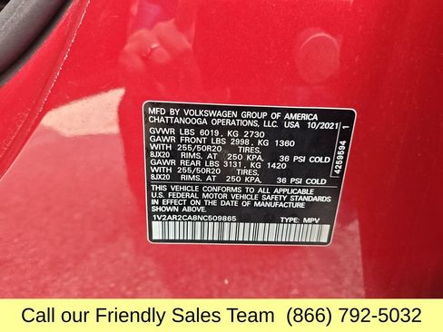 Used 2022 Volkswagen Atlas SEL R-Line AWD/4WD image 28