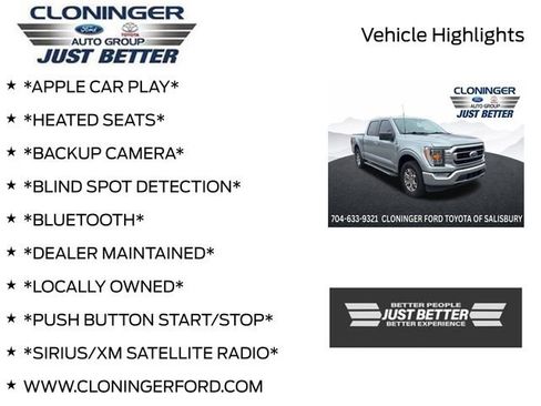 Used 2022 Ford F150 XLT w/ Equipment Group 302A High AWD/4WD image 3