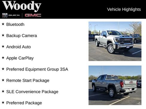 Used 2024 GMC Sierra 2500 SLE w/ SLE Value Package; AWD/4WD image 3