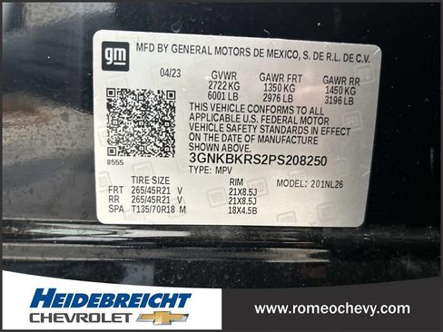 Used 2023 Chevrolet Blazer RS w/ Driver Confidence II Package image 8