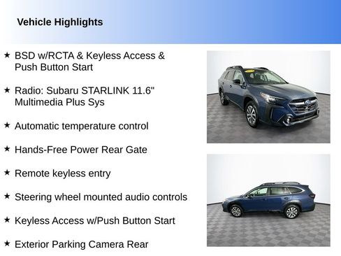 Used 2024 Subaru Outback Premium AWD/4WD image 2