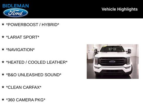 Used 2023 Ford F150 Lariat w/ Equipment Group 502A High AWD/4WD image 10