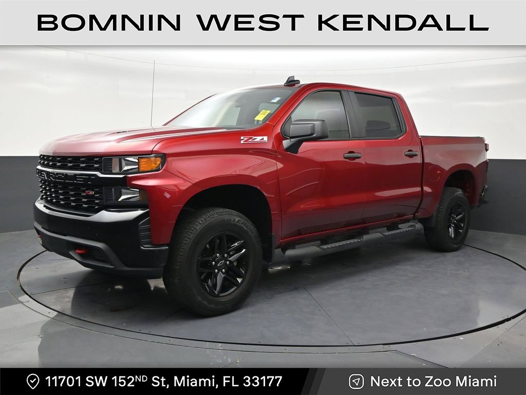 Used 2022 Chevrolet Silverado 1500 Custom Trail Boss w/ LPO, Dark Essentials Package AWD/4WD image 1
