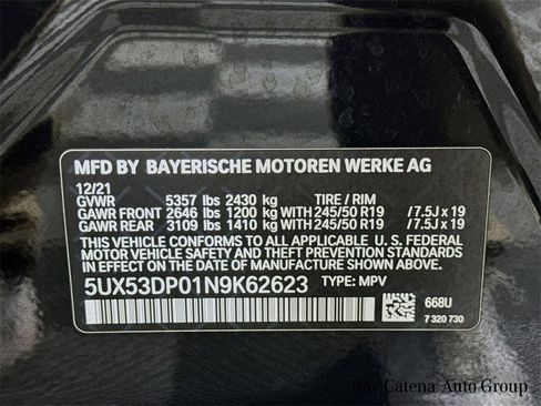 Used 2022 BMW X3 xDrive30i w/ Premium Package 2 image 33