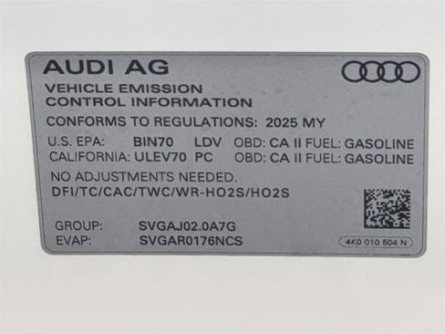 Used 2025 Audi A6 2.0T Premium w/ Convenience Plus Package image 62