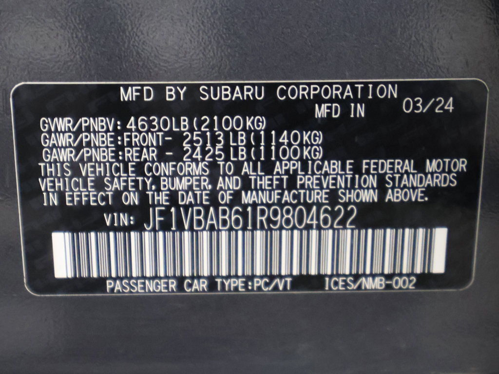 Used 2024 Subaru WRX AWD/4WD image 45