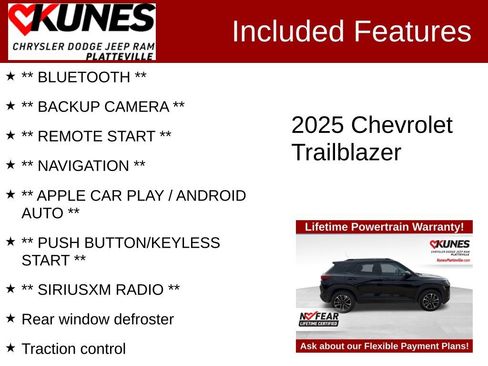 Used 2025 Chevrolet TrailBlazer LT FWD image 2