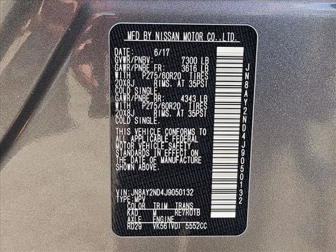 Used 2018 Nissan Armada SL w/ Premium Package image 25