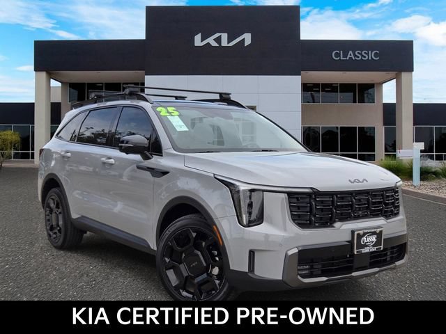 Certified 2025 Kia Sorento SX Prestige w/ Olive Brown Leather Package AWD/4WD image 1