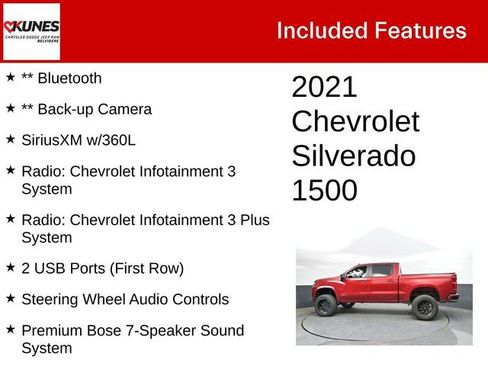 Used 2021 Chevrolet Silverado 1500 RST w/ Convenience Package II AWD/4WD image 3