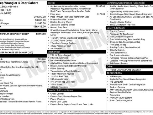 New 2025 Jeep Wrangler Unlimited Sahara AWD/4WD image 27