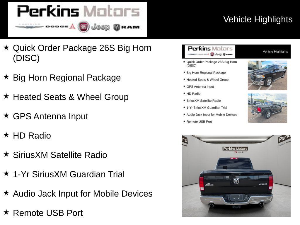 Used 2018 RAM 1500 Big Horn AWD/4WD image 7