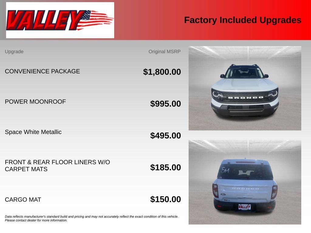 New 2026 Ford Bronco Sport Big Bend w/ Convenience Package AWD/4WD image 4