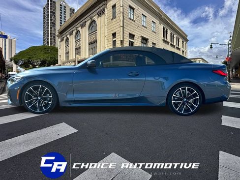 Used 2022 BMW 430i Convertible w/ M Sport Package RWD image 3