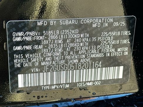 New 2026 Subaru Crosstrek 2.5i Sport w/ Crosstrek Mirror Package image 38