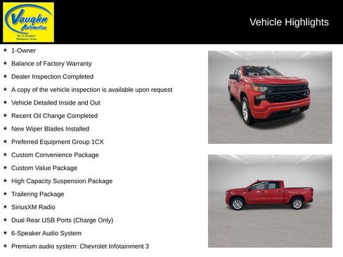 Used 2024 Chevrolet Silverado 1500 Custom AWD/4WD image 2