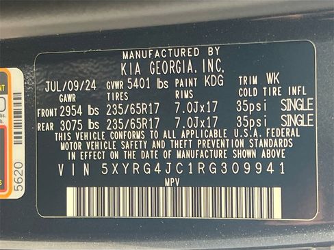 Certified 2024 Kia Sorento LX image 32