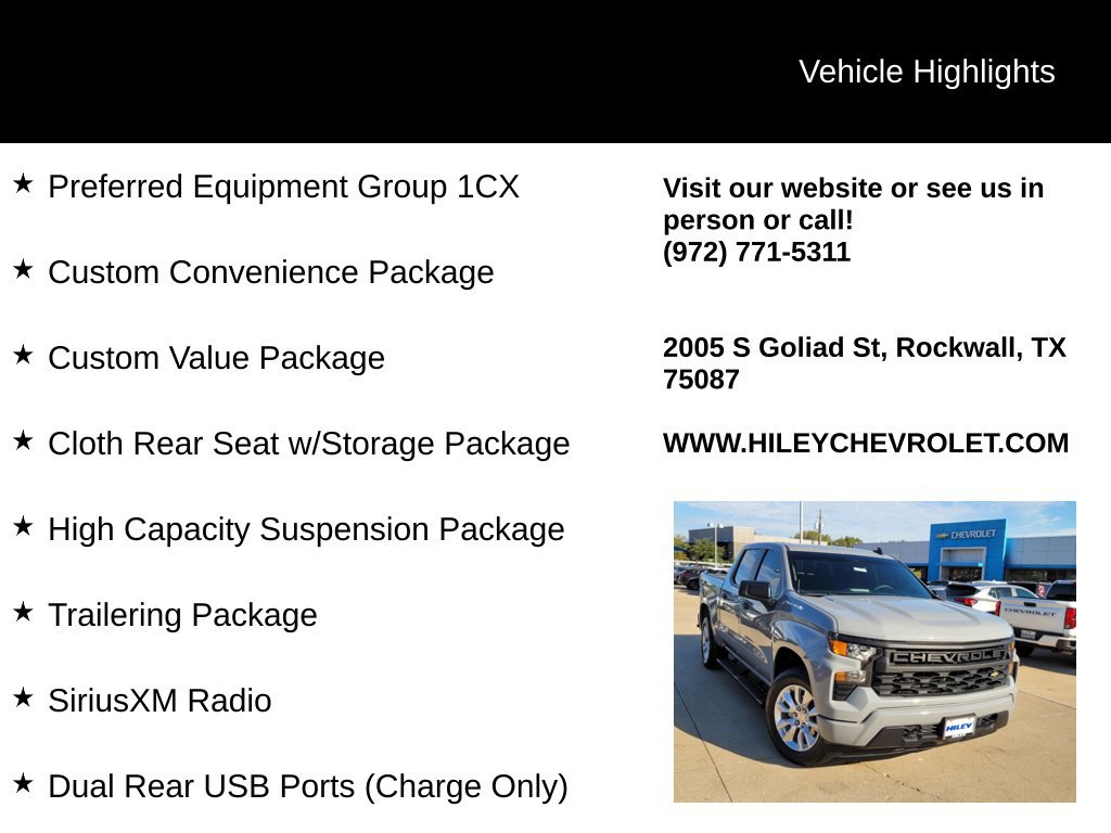 Used 2024 Chevrolet Silverado 1500 Custom AWD/4WD image 9