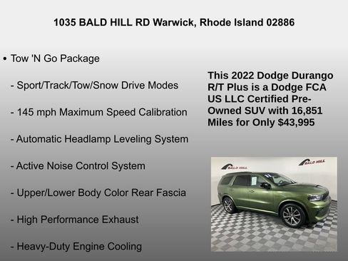 Used 2022 Dodge Durango R/T w/ Tow 'N Go Package image 20