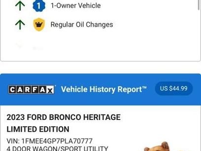 Used 2023 Ford Bronco Heritage Edition