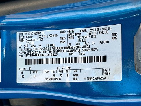 Used 2022 Ford Ranger XLT w/ Equipment Group 301A Mid image 29