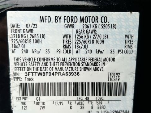 Used 2023 Ford Maverick XLT w/ Equipment Group 300A Standard image 38