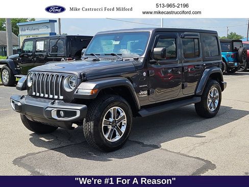 Used 2021 Jeep Wrangler Unlimited Sahara AWD/4WD image 1