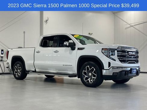 Used 2023 GMC Sierra 1500 SLT w/ SLT Premium Plus Package AWD/4WD image 3