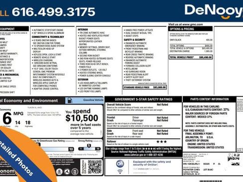 Used 2025 GMC Yukon XL Denali AWD/4WD image 3