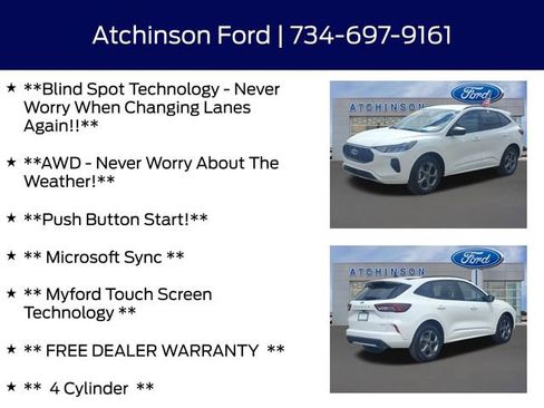 Certified 2024 Ford Escape ST-Line w/ Tech Pack #1 AWD/4WD image 9
